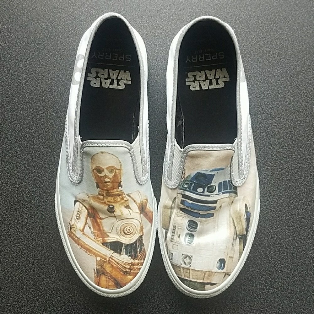 Sperry Star Wars Droid Sneaker Slip-on Shoes R2D2
